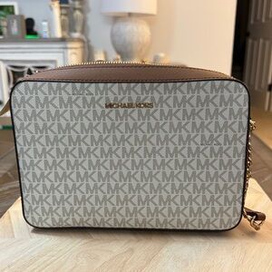 Michael Kors Tan and Brown Men's Belt Bag